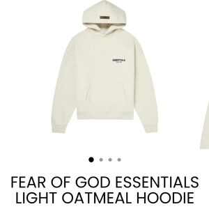 Essentials Light Oatmeal Hoodie